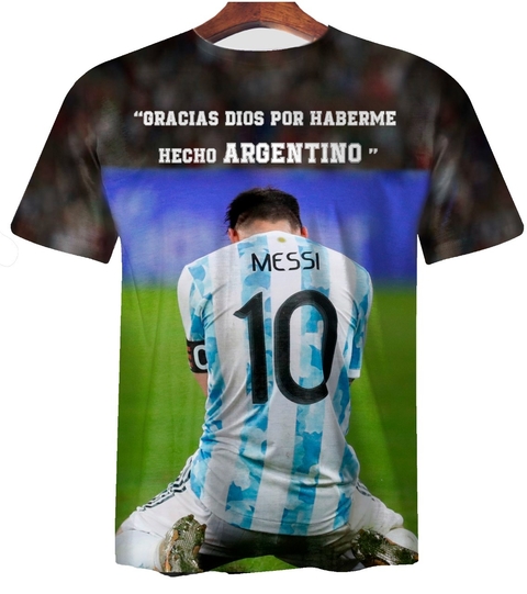 Remera ZT-0817 - Leonel Messi Campeon de America - comprar online