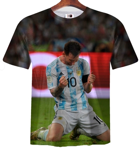 Remera ZT-0817 - Leonel Messi Campeon de America