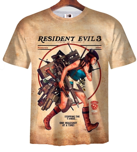 Remera ZT-0910 - Resident Evil 3 Jill Valentine
