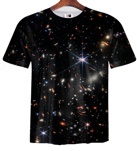Remera ZT-1030 - Astronomía - James Webb Primera Imagen de campo Profundo