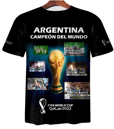 Remera ZT-1116 -Argentina Campeon del Mundo 2022 - comprar online