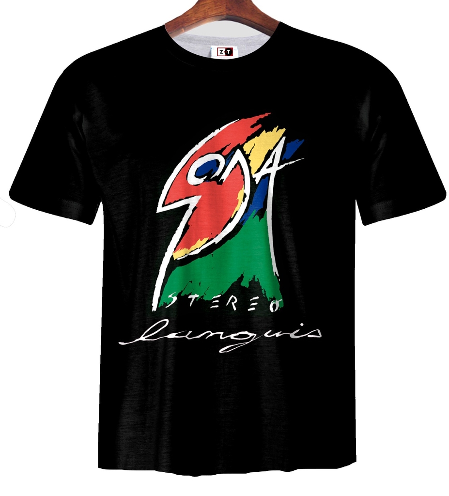 Remera negra sublimada sale
