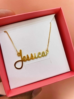 Colar de nome personalizado Jessica - PRONTA ENTREGA - comprar online