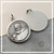 Medalla de Plata Padre Pio - 24mm. - comprar online