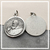 Medalla de Plata Padre Pio - 24mm. en internet