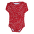 Body little butterfly manga longa - vermelho