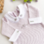 Macacão tricotil rococó lavanda/ 100% algodão - comprar online