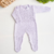 Saída maternidade tricot Lilás/ 2 peças - Sfizio pérola - Baby Boom Enxoval