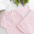 Saída maternidade tricot rosa - Alessa - comprar online