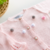 Saída maternidade tricot rosa e branco/ 3 peças - Malu - loja online