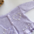Conjunto tricot lilás - Babadinho coração na internet