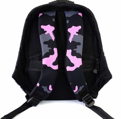 MORRAL ANTI - ROBO TIGRE CAMUFLADO FUCSIA - ALMAMOR