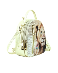 MINI MORRAL Cuero León Gaia Dorado - ALMAMOR