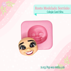 Molde Rosto Modelado Sorrindo - Carol Silva