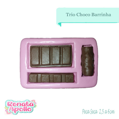 Molde Trio Choco Barrinhas