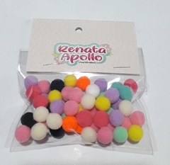 Pacote de Pompom 1cm - Candy Color - comprar online