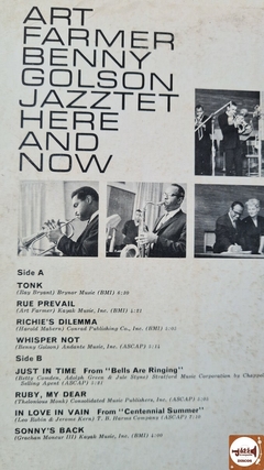Art Farmer-Benny Golson Jazztet - Here And Now (1962 / Imp. EUA) na internet