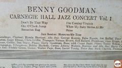 Benny Goodman - The Famous 1938 Carnegie Hall Jazz Concert - Vol. 1 (Import. EUA) na internet