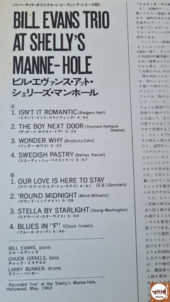 Bill Evans Trio - At Shelly's Manne-Hole, Hollywood, California (Import. Japão) na internet