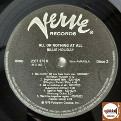 Billie Holiday - All Or Nothing At All (2xLPs / Capa dupla) - Jazz & Companhia Discos