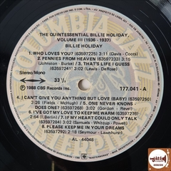 Billie Holiday - The Quintessential Vol. 3 (1936-1937) na internet