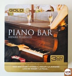 Box Henri Pelissier - Piano Bar (3xCDs / Imp. França / Caixa de metal + encarte)