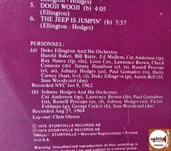 Duke Ellington & Johnny Hodges And His Orchestra (Imp. EUA / Com foto Kodak) na internet