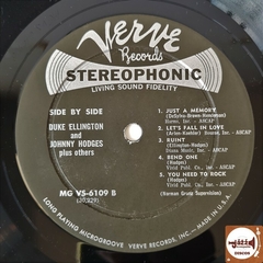Duke Ellington And Johnny Hodges - Side By Side (Imp. EUA / 1960) - Jazz & Companhia Discos