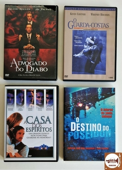 DVDs A Casa Dos Espíritos, Advogado do Diabo, O Guarda Costas, O Destino Do Poseidon