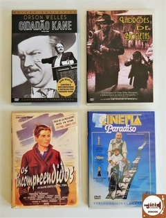 DVDs Ladrões De Bicicletas, Cinema Paradiso, Os Incompreendidos, Cidadão Kane