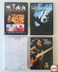 DVDs Musicalmente, Gal Costa, Milton Nascimento (2x)