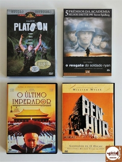 DVDs O Resgate Do Soldado Ryan, Ben-hur, O Último Imperador, Platoon (Edição Especial)