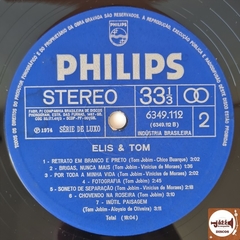 Elis Regina & Tom Jobim - Elis & Tom (Capa dupla / 1974) - Jazz & Companhia Discos