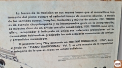 Fidel Torricos - Piano Tradicional - Vol. 3 (Import. Bolivia) na internet