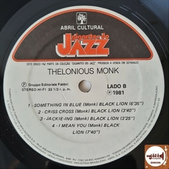 Gigantes do Jazz - Thelonious Monk - Jazz & Companhia Discos