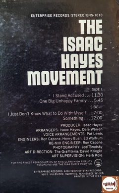 Isaac Hayes - The Isaac Hayes Movement (Import. EUA / Capa Dupla) - Jazz & Companhia Discos