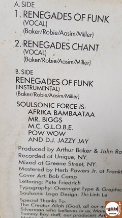 Afrika Bambaataa & Soul Sonic Force - Renegades Of Funk! na internet