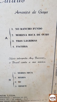 Ary Barroso Com Silvio Caldas - Música de Ary Barroso, Canta Silvio Caldas (10'' / 1953) - comprar online