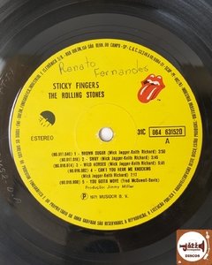 The Rolling Stones - Sticky Fingers (c/ zipper e encarte - 1971) - Jazz & Companhia Discos