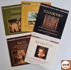 LPs Mestres da Música (Beethoven, Bach, Tchaikovsky, Chopin, Vivaldi)