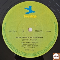 Miles Davis And Milt Jackson - Quintet / Sextet - Jazz & Companhia Discos