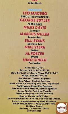 Miles Davis - We Want Miles (Imp. EUA / 2x LPs / Capa dupla / 1982) - loja online