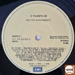 Milton Nascimento - O Talento De Milton Nascimento (2xLPs / Capa Dupla) - Jazz & Companhia Discos