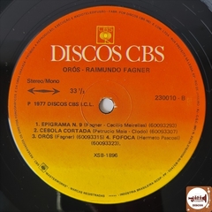 Raimundo Fagner - Orós (Capa dupla) - Jazz & Companhia Discos