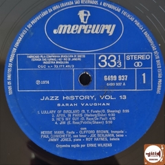 Sarah Vaughan / Billy Eckstine - Jazz-History Vol.13 (2xLPs / Capa dupla) - Jazz & Companhia Discos