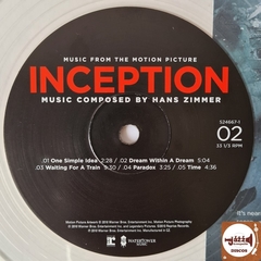 Trilha sonora - A Origem "Inception" (Hans Zimmer / 2010 / Vinil transparente) - Jazz & Companhia Discos