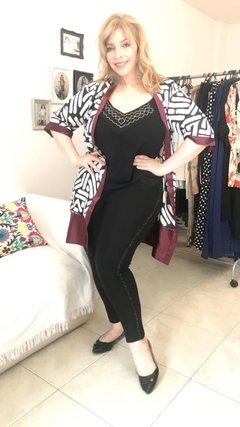 Kimono talle grande de seda hindú Suyia - tienda online