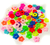 Mini Aplique Entremeio Flor Multicolorida- Pct com 5g ref:0036