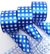 Fita de Cetim Xadrez Azul para Artesanato Laços Pet 35mm x 10m Sakurafitas na internet