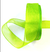 Fita de Organza Verde Neon 22mm Importada Peça com 10m para Laços Artesanato Decoração ref.0591